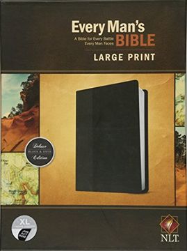 portada Every Man's Bible Nlt, Large Print, Tutone (in English)