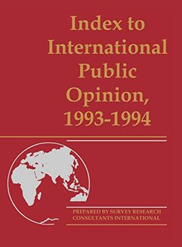 portada Index to International Public Opinion, 1993-1994 (in English)