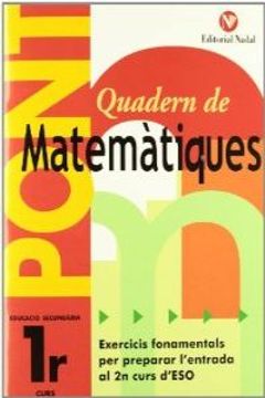 portada Quadern Pont Matematiques 1 Eso