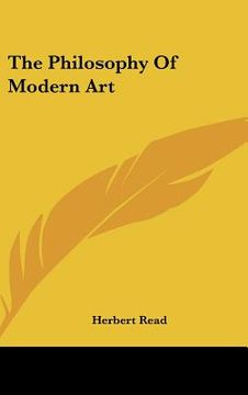portada the philosophy of modern art (en Inglés)