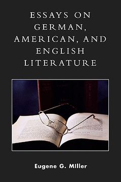 portada essays on german, american and english literature (en Inglés)