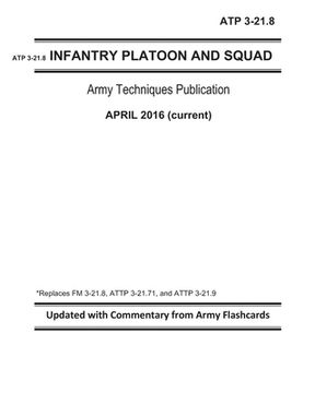 portada ATP 3-21.8 - Infantry Platoon and Squad - Army Techniques Publication - April 2016 (current) - Replaces FM 3-21.8, ATTP 3-21.71, and ATTP 3-21.9 - Upd (en Inglés)