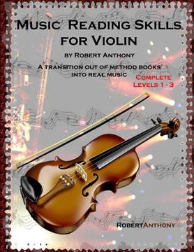 portada Music Reading Skills for Violin Complete Levels 1 - 3 (en Inglés)