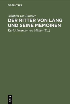 portada Der Ritter von Lang und Seine Memoiren (en Alemán)