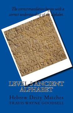 portada Level 5 Ancient Alphabet: Hebrew Deity Matches (en Inglés)
