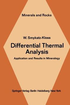 portada differential thermal analysis: application and results in mineralogy (en Inglés)