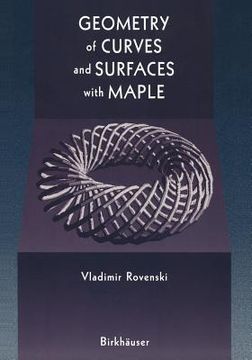 portada geometry of curves and surfaces with maple (en Inglés)