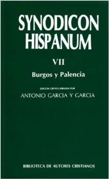 portada Synodicon Hispanum. VII: Burgos y Palencia