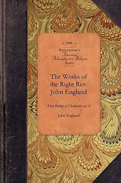 portada the works of the right reverend john england