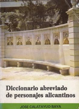portada Diccionario Abreviado de Personajes Alicantinos