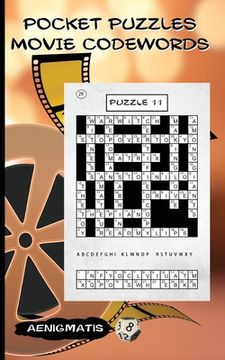 portada Pocket Puzzles - Movie Codewords (en Inglés)