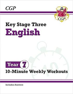 portada New ks3 Year 7 English 10-Minute Weekly Workouts (Cgp ks3 10-Minute Tests)