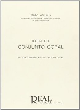 portada Teoría del Conjunto Coral (rm Libros Sobre el Canto)