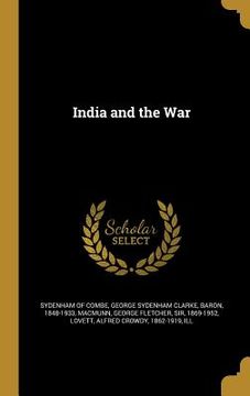 portada India and the War (en Inglés)