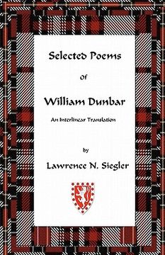portada selected poems of william dunbar (en Inglés)