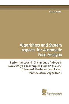 portada algorithms and system aspects for automatic face analysis (en Inglés)
