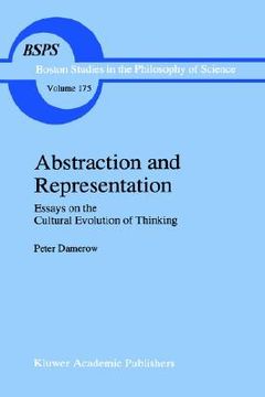 portada abstraction and representation: essays on the cultural evolution of thinking (en Inglés)