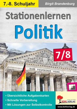 portada Stationenlernen Politik / Klasse 7-8 (en Alemán)