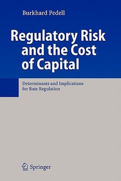 portada regulatory risk and the cost of capital: determinants and implications for rate regulation (en Inglés)