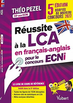 portada Réussite à la lca en Français-Anglais Pour le Concours Ecni - 5e Édition Adaptée au Nouveau Concours 2023: Inédit: Toutes les Figures des Ecni. Détaillées, Notions Statistiques sur la lca (en Francés)