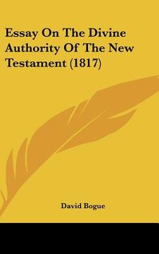 portada essay on the divine authority of the new testament (1817) (in English)