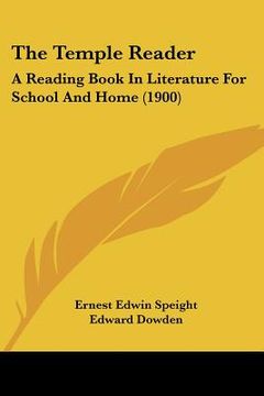 portada the temple reader: a reading book in literature for school and home (1900) (in English)