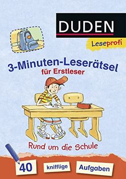 portada Leseprofi - 3-Minuten-Leserätsel für Erstleser: Rund um die Schule (en Alemán)
