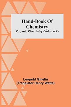 portada Hand-Book of Chemistry; Organic Chemistry (Volume x) 