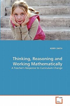 portada thinking, reasoning and working mathematically (en Inglés)