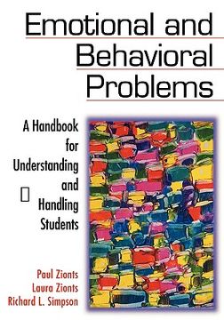 portada emotional and behavioral problems: a handbook for understanding and handling students (in English)
