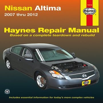 portada Nissan Altima 2007 - 2012 Repair Manual (Haynes Repair Manual)