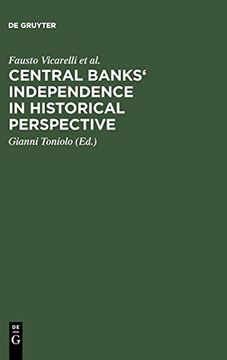 portada Central Bank's Independence in Historical Perspective (en Inglés)