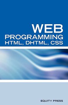 portada web programming interview questions with html, dhtml, and css: html, dhtml, css interview and certification review (en Inglés)