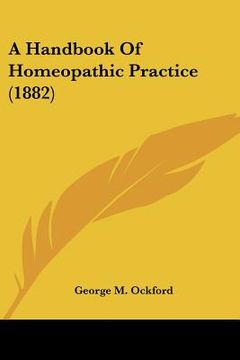 portada a handbook of homeopathic practice (1882) (en Inglés)