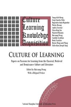 portada Culture of Learning (en Inglés)
