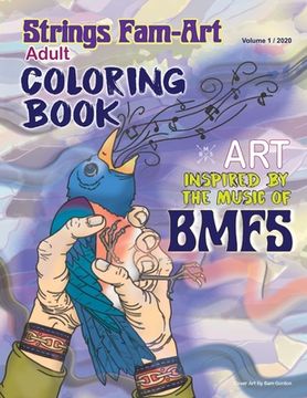 portada Strings-Fam Inspire Adult Coloring Book: Bluegrass Jam Coloring Book (en Inglés)