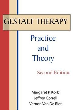 portada gestalt therapy: practice and theory (in English)