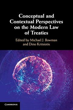 portada Conceptual and Contextual Perspectives on the Modern law of Treaties (en Inglés)