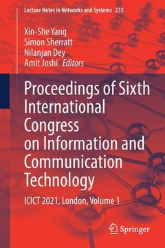portada Proceedings of Sixth International Congress on Information and Communication Technology: Icict 2021, London, Volume 1 (en Inglés)