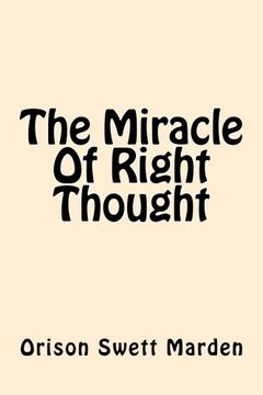portada The Miracle Of Right Thought