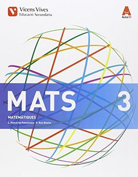 portada MATS 3 (Matematiques ESO) Aula 3D