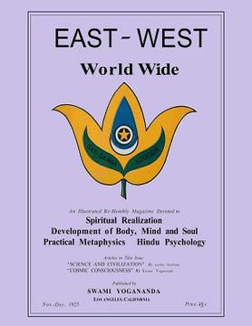portada East-West Magazine World Wide, Volume I, No. 1: Nov.-Dec., 1925-1926: A New OCR Look at The Inaugural Issue
