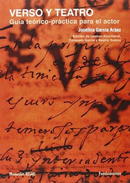portada Verso y Teatro. Guía Teórico-Práctica Para el Actor (Colección Arte