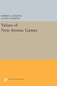 portada Values of Non-Atomic Games (Princeton Legacy Library) (en Inglés)