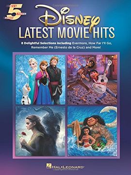 portada Disney Latest Movie Hits (Five-Finger Piano) (in English)