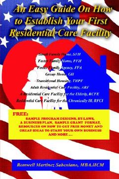 portada an easy guide on how to establish your first residential care facility (in English)