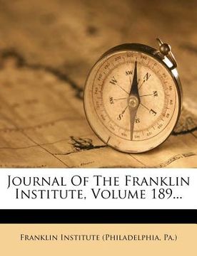 portada journal of the franklin institute, volume 189... (en Inglés)