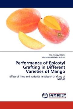 portada performance of epicotyl grafting in different varieties of mango (en Inglés)