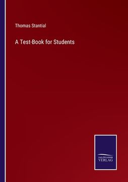 portada A Test-Book for Students (in English)