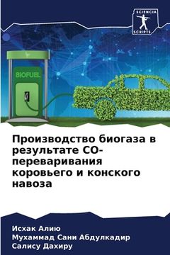 portada Производство биогаза в р (en Ruso)
